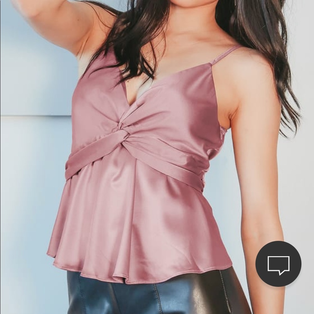 Lulus tie back cami top